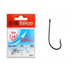 Крючки Saikyo KH-11011 O'Shaughnessy BN №14 (10шт) Крючки Saikyo KH-11011 O'Shaughnessy BN №14 (10шт)