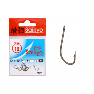 Крючки Saikyo KH-11004 Crystal BR №10 (10шт) Крючки Saikyo KH-11004 Crystal BR №10 (10шт)