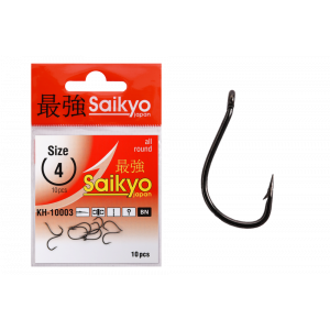 Крючки Saikyo KH-10003 Tanago BN № 4 (10шт) Крючки Saikyo KH-10003 Tanago BN № 4 (10шт)