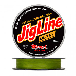 Шнур плетеный JigLine Ultra PE, хаки (0,08 мм, 5,6 кг, 100 м) Шнур плетеный JigLine Ultra PE, хаки (0,08 мм, 5,6 кг, 100 м)