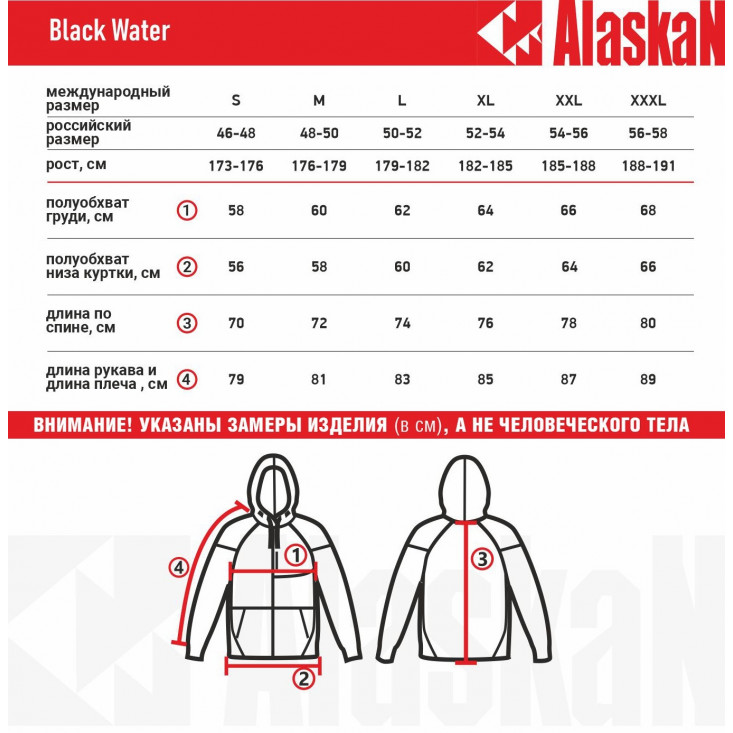 Куртка флисовая Alaskan Black Water