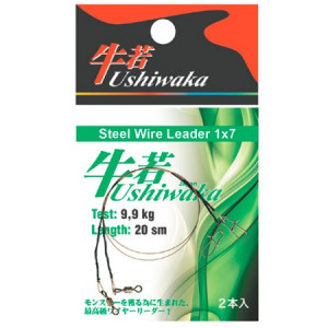 Поводок Ushiwaka USWL71507, 1х7, 7,8кг/15см, 2шт Поводок Ushiwaka USWL71507, 1х7, 7,8кг/15см, 2шт
