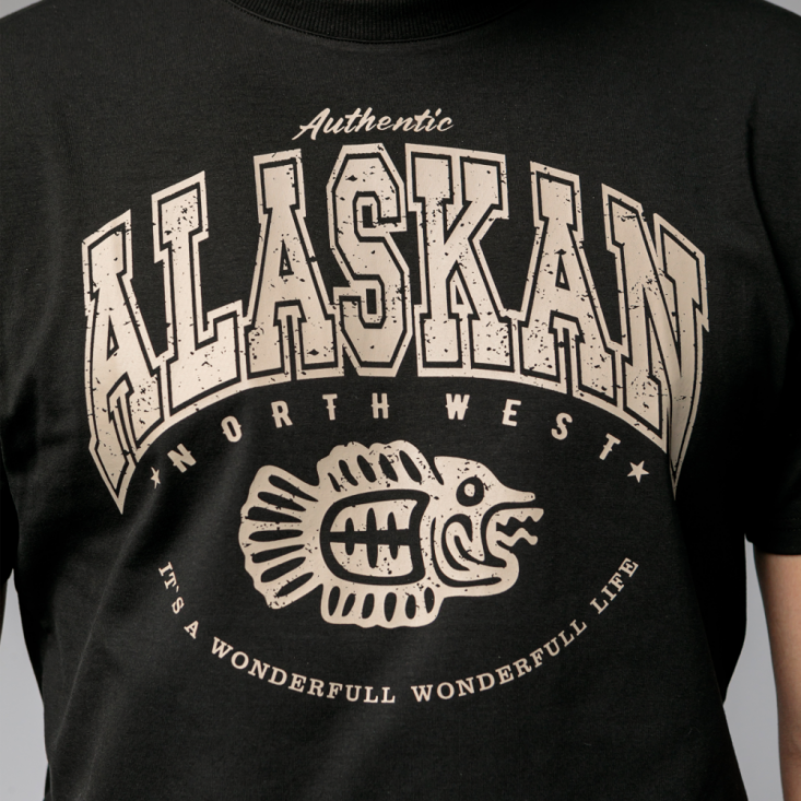 Футболка Alaskan черная   S